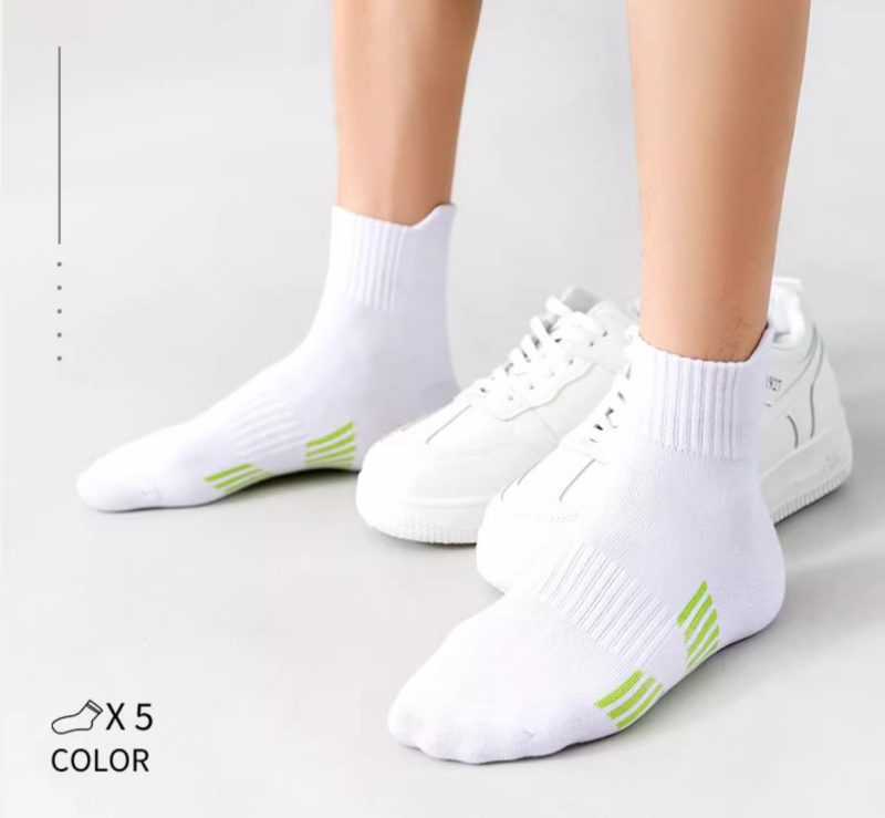Men's autumn and winter pure cotton thickened sports socks - Image 3