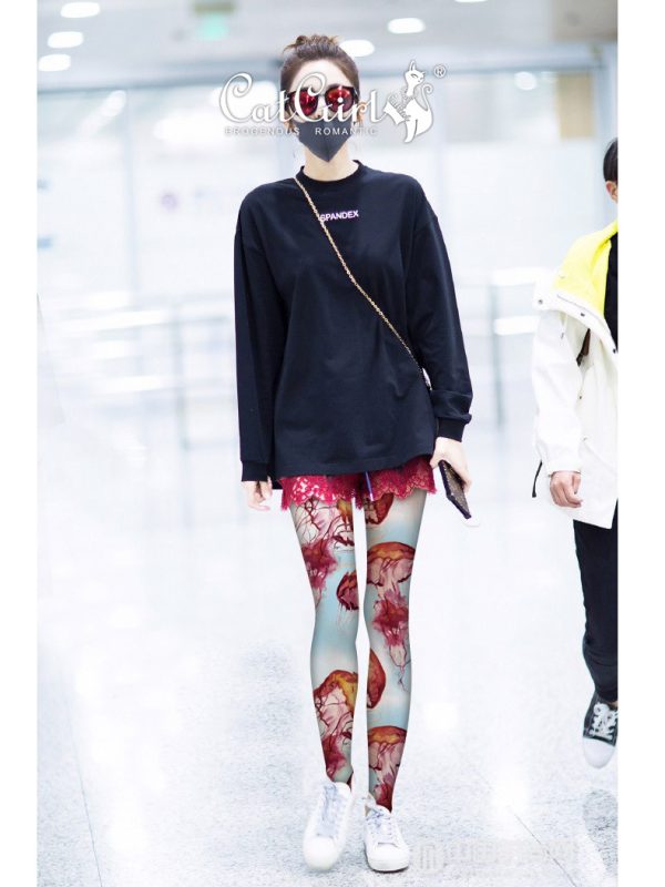 catgirl spring and autumn fashionable bottoming pantyhose (50D)
