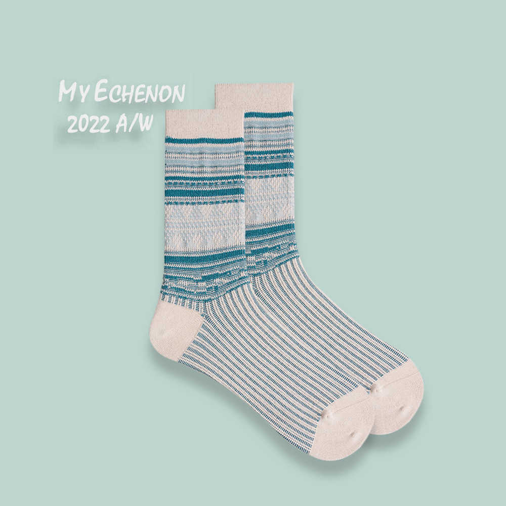 Men's spring and autumn retro style mid-calf socks - Image 4