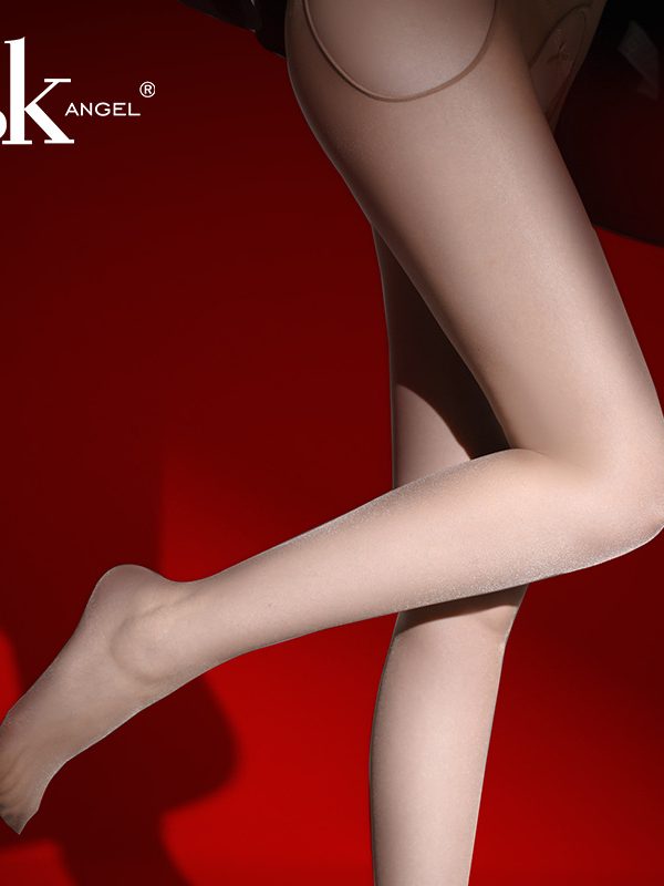 Open crotch core-spun stockings