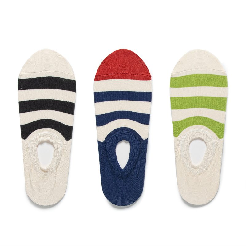 Women's summer striped shallow cotton socks - Image 6