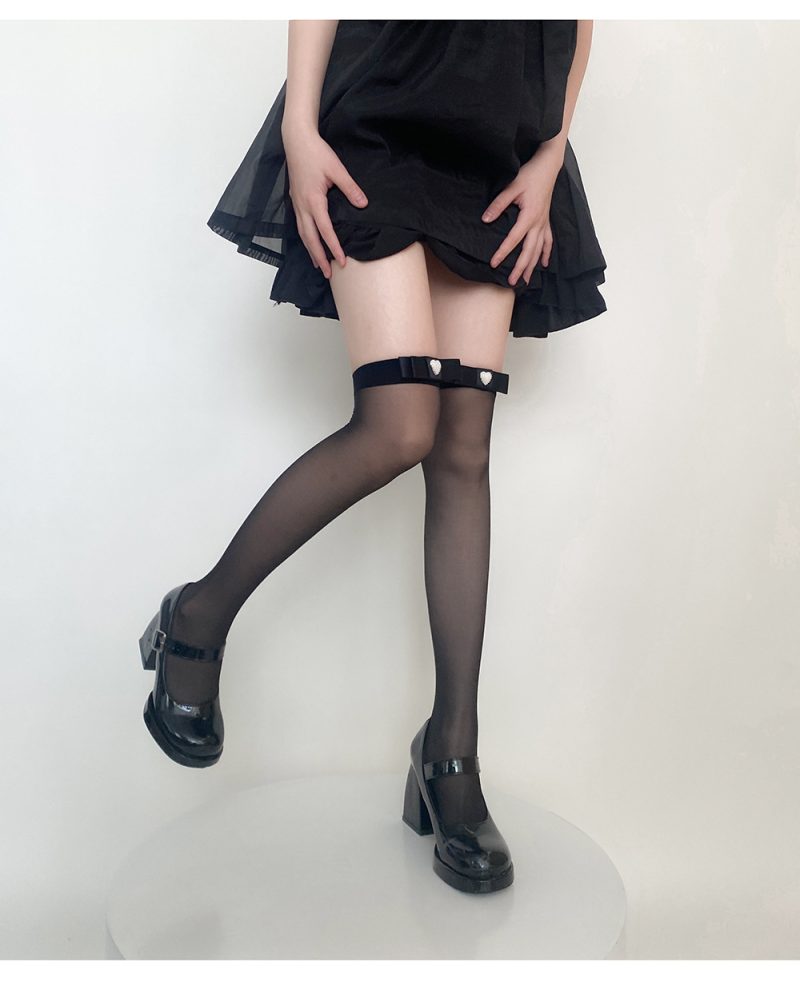 Love bow tie lolita stockings