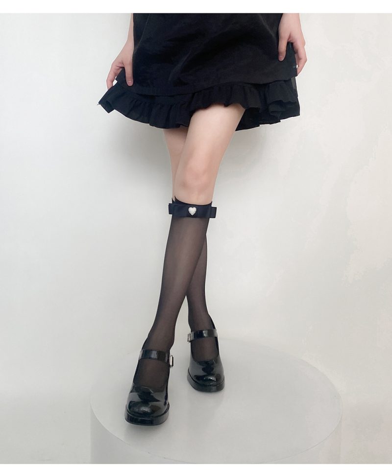 Love bow tie lolita stockings