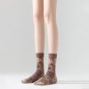 Women's Spring/Autumn Fashion Puppy Pattern Socks (3 Pairs)