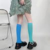 Personalized versatile colorful knee-high socks