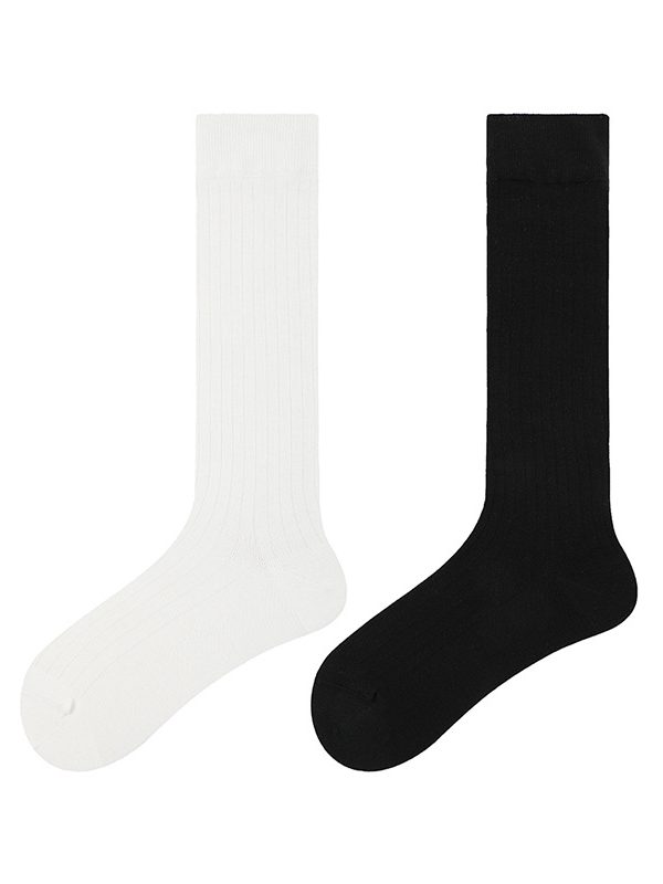 Women's Simple Vertical Striped Knee Socks