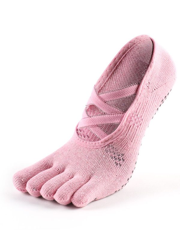 strappy yoga toe socks
