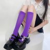 Personalized versatile colorful knee-high socks