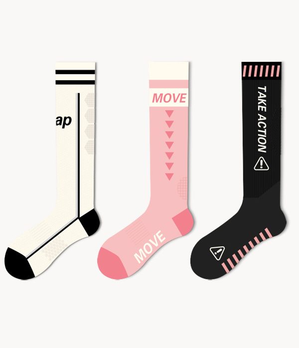 Professional women's sports slimming compression socks (3 pairs)