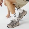 Men's simple and stylish blue and white sports socks (5 pairs)