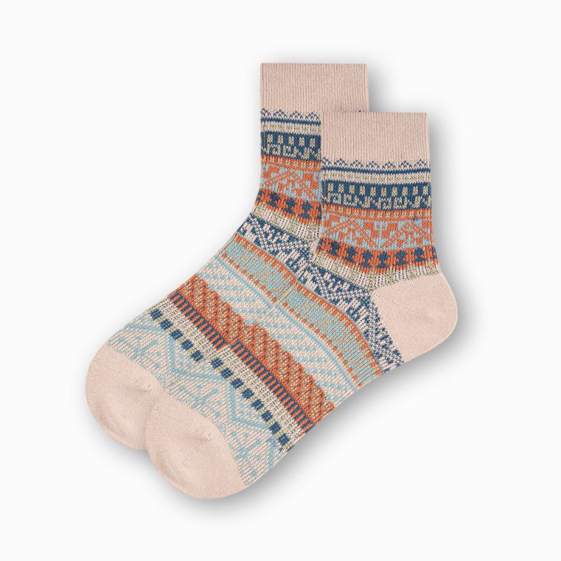 Men's Retro Ethnic Socks (6 Pairs)