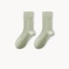 Women's Summer Crystal Curled Fine Mesh Tube Socks (Pack of 5)