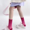 Women's trendy tie-dye gradient color personalized cotton mid-calf socks
