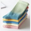 Men's Spring and Autumn Classic Original Rainbow Gradient Trendy Middle Socks