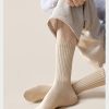 Men's autumn and winter business casual deodorant sweat-absorbent cotton mid-tube socks