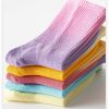 Men's Spring and Autumn Rainbow Gradient Trendy Middle Socks