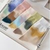 Women's Spring and Autumn Water Ripple Gradient Color Trendy Fashion Mid-Tube Socks