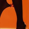 Pure Desire Series Spring and Autumn Velvet Seamless Slightly Thick Black Sexy Pantyhose (20D)