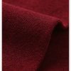 Women's autumn and winter creative red color matching cloth label letter mid-tube stacked socks