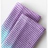 Men's Spring and Autumn Rainbow Gradient Trendy Middle Socks