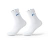 Men's Winter College Style Letter Embroidered Cotton Middle Socks