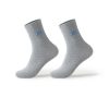 Men's Winter College Style Letter Embroidered Cotton Middle Socks