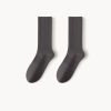 Men's autumn and winter business casual deodorant sweat-absorbent cotton mid-tube socks