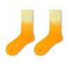 Men's Spring and Autumn Rainbow Gradient Trendy Middle Socks
