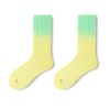 Men's Spring and Autumn Rainbow Gradient Trendy Middle Socks
