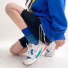 Women's trendy tie-dye gradient color personalized cotton mid-calf socks