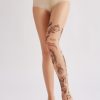 Women's Dark Tattoo Printed Pantyhose