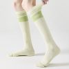 Women's high-tube compression socks, light, breathable, quick-drying, towel-bottomed professional sports socks