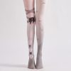 Women's comic personalized bow print pantyhose