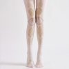 Ladies European literary style personalized retro printed pantyhose