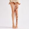Women's Dark Tattoo Printed Pantyhose