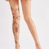 Women's Dark Tattoo Printed Pantyhose