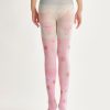 Women's strawberry bow print pantyhose