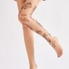 Women's Dark Tattoo Printed Pantyhose