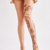 Women's Dark Tattoo Printed Pantyhose