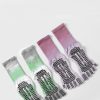 Women's autumn and winter cloud tie-dye pattern professional non-slip Pilates five-toe socks
