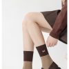 Women's autumn and winter Maillard cotton fashionable socks (pack of 5 pairs)