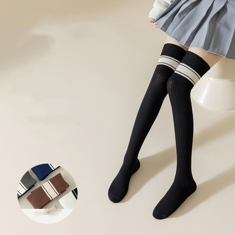 Women's Spring and Autumn College Style Urban Trend Over-the-Knee Socks