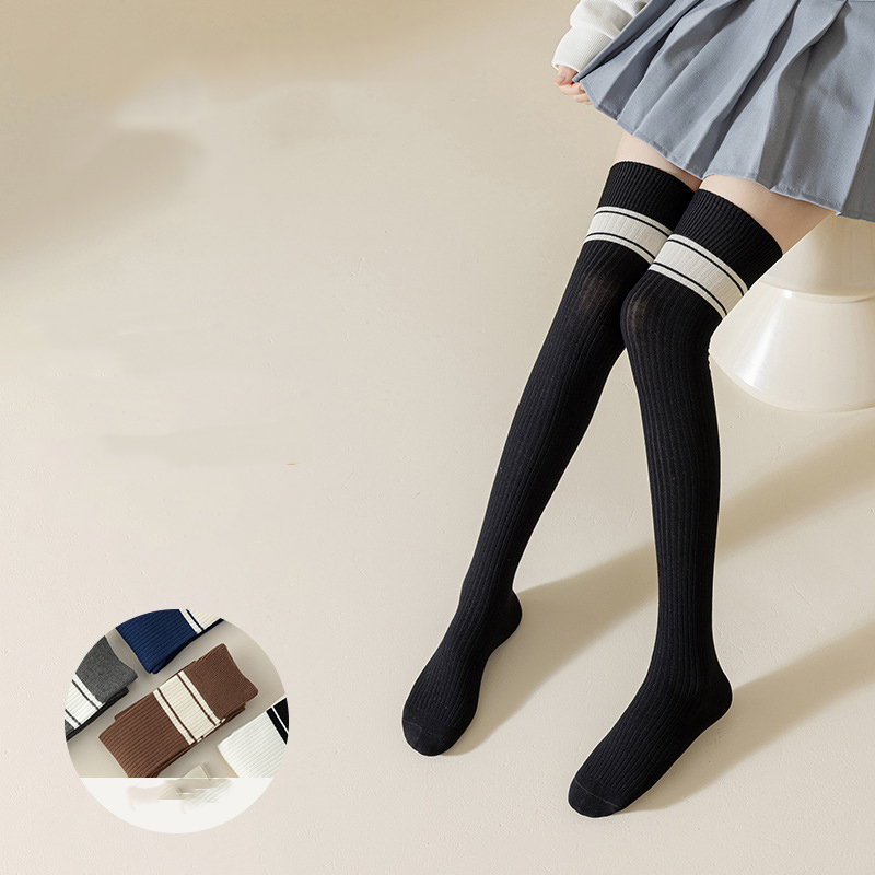 Women's Spring and Autumn College Style Urban Trend Over-the-Knee Socks