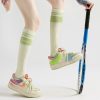 Women's high-tube compression socks, light, breathable, quick-drying, towel-bottomed professional sports socks