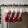 Christmas Retro Textile Sock Shape Candy Bag