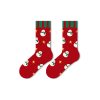 Cute and stylish cartoon couple Christmas socks set (5 pairs)