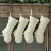 Christmas Retro Textile Sock Shape Gift Bag