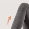 Women's autumn and winter high waist tummy control outer wear gray plus velvet micro pressure slimming pantyhose