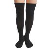 Ladies long thigh loose bamboo fiber diabetic foot care socks