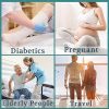 Ladies long thigh loose bamboo fiber diabetic foot care socks